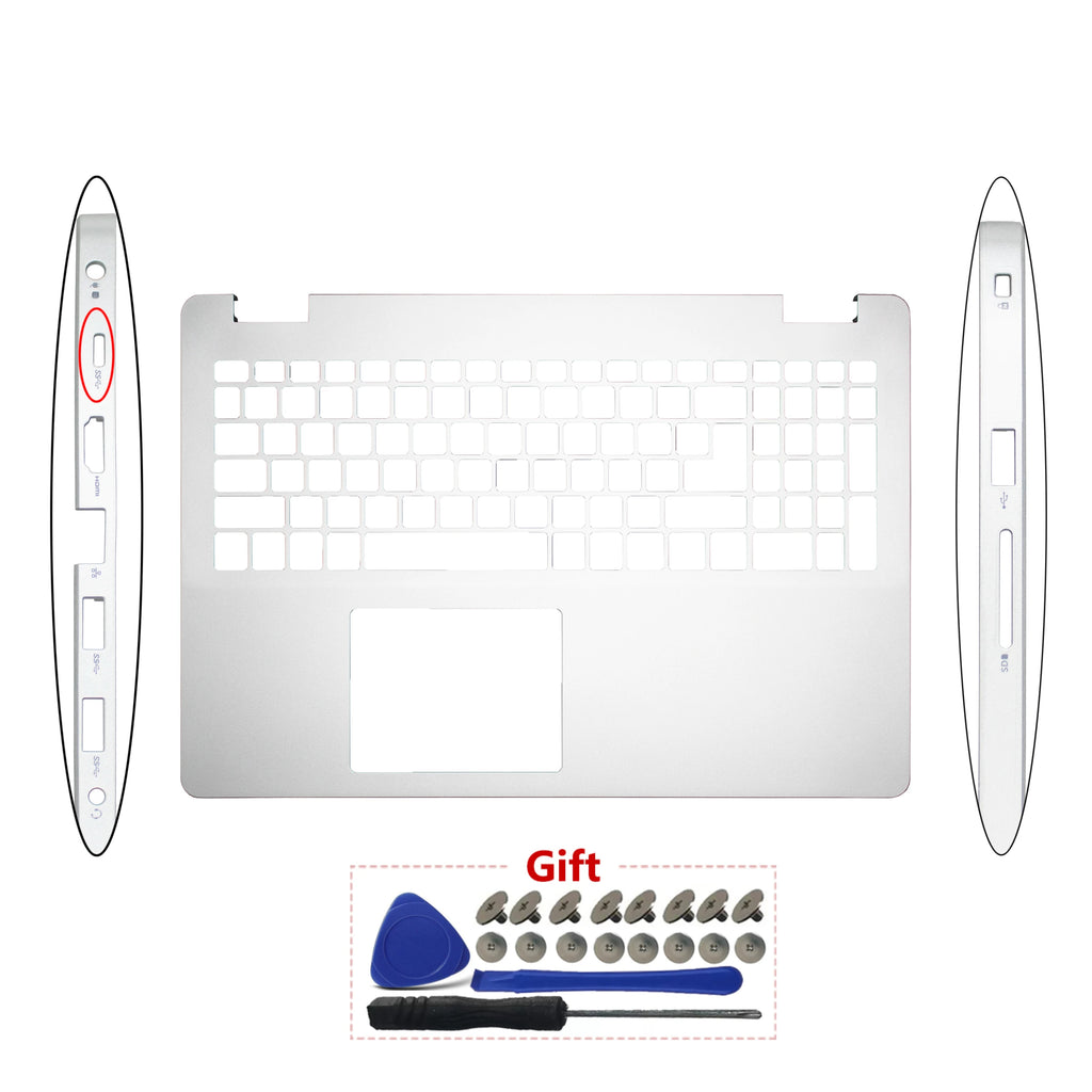 Original New For DELL Inspiron 15 3500 3501 3505 Laptop Palmrest Case Top Keyboard Cover Bottom Case 0KGHJK 0VJ342 01FPW2 0JHW9R