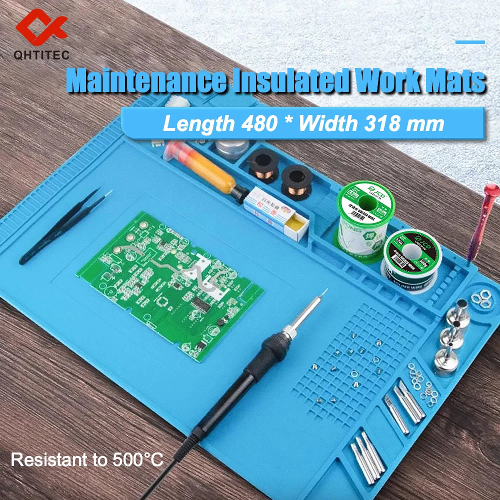 Silicone Soldering Pad Desk Platform Mat for Welding Station