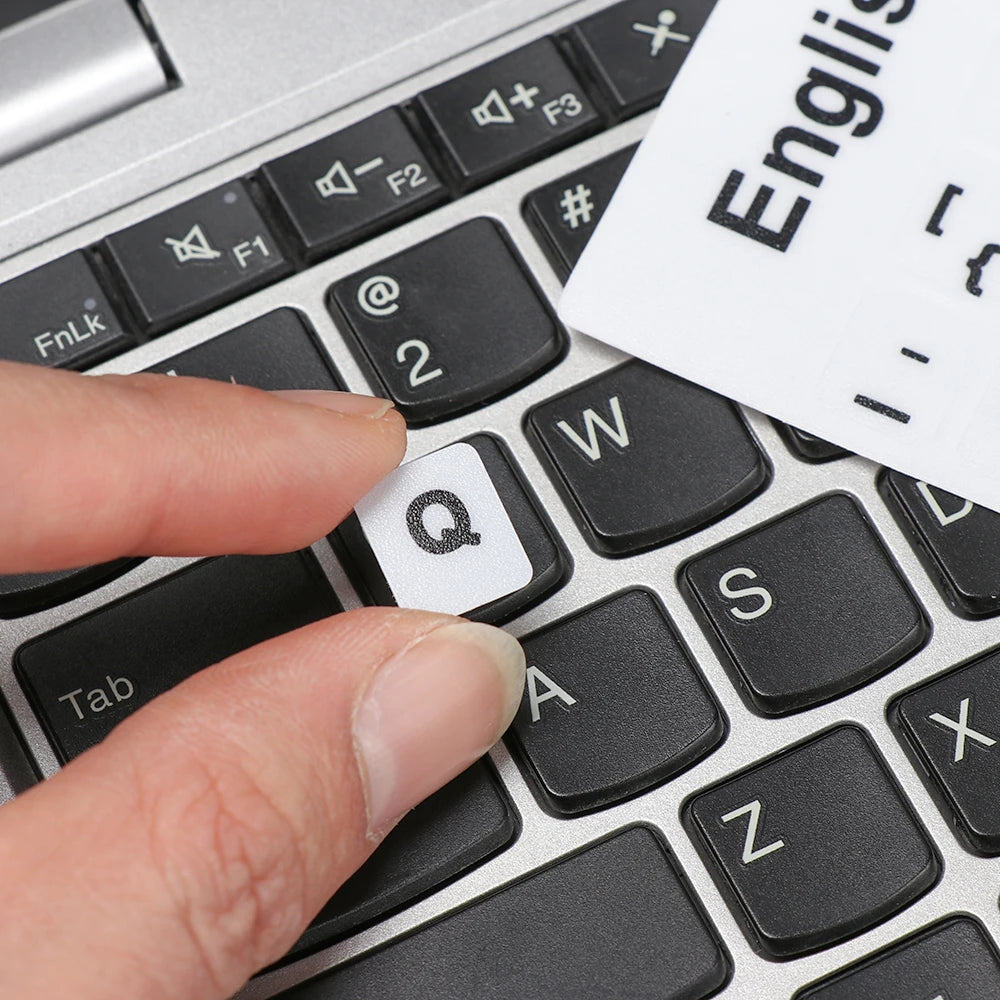 Wear-resistant Keyboard Stickers Spanish/English/Russian/Deu
