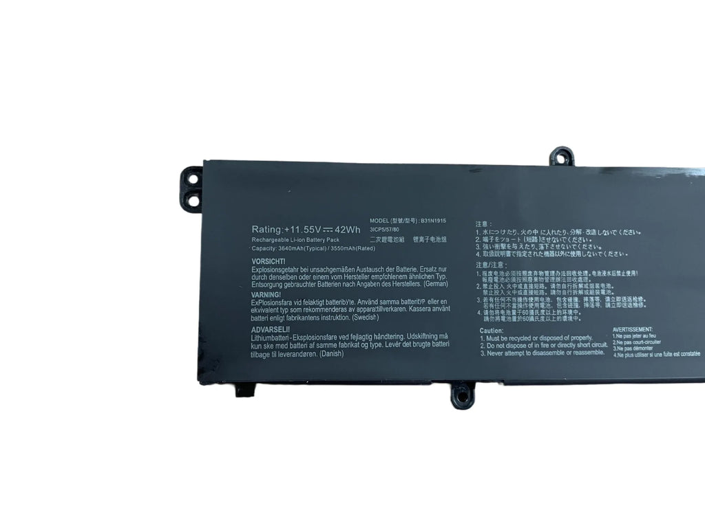 B31N1915 3550mAh Replacement Laptop Battery Compatible with 