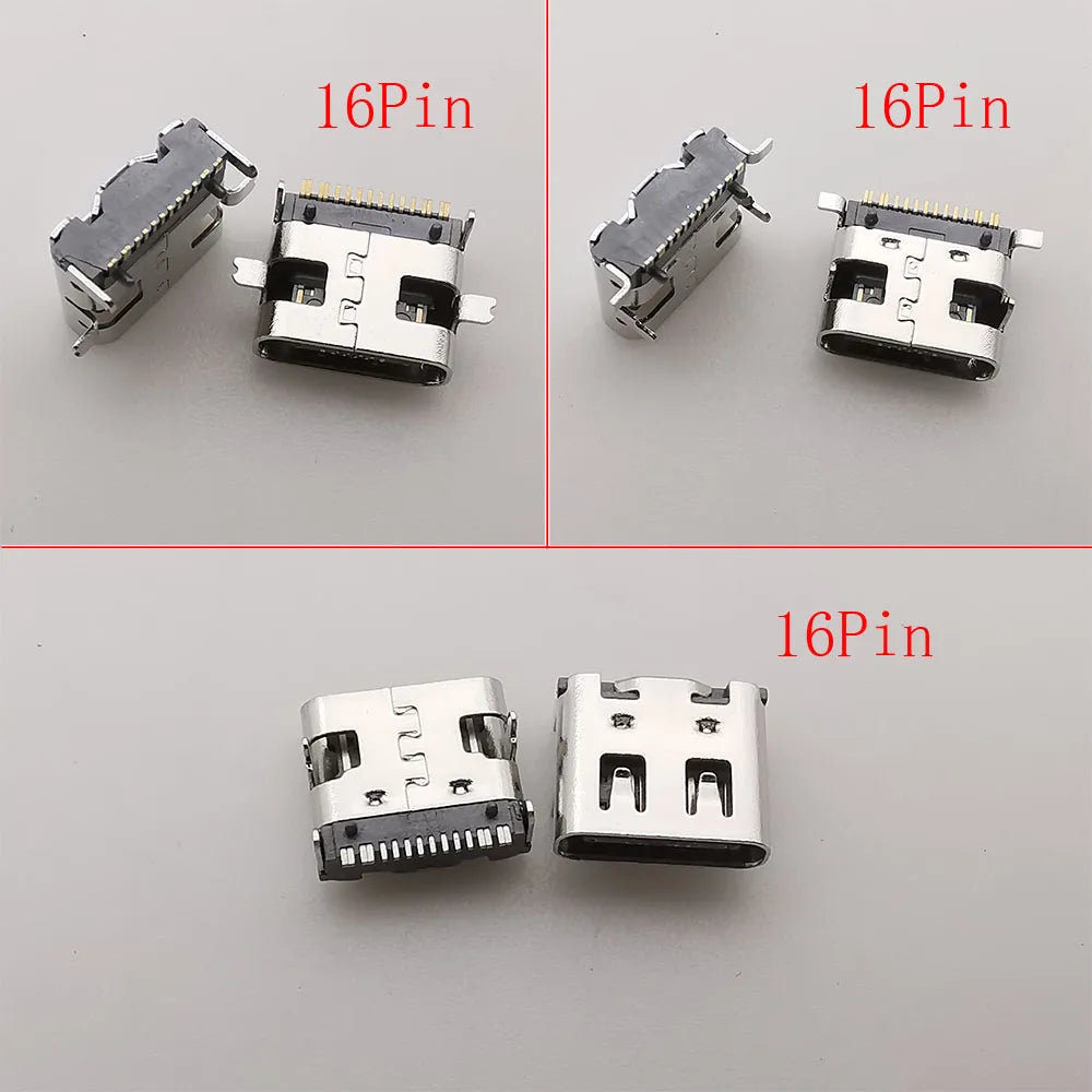 1Box Type-C USB Charging Dock Connectors 6 Pin 16 Pin USB-C 