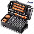 TINSOL 115in1 Precision Screwdriver Set CRV Steel Bits W/ To