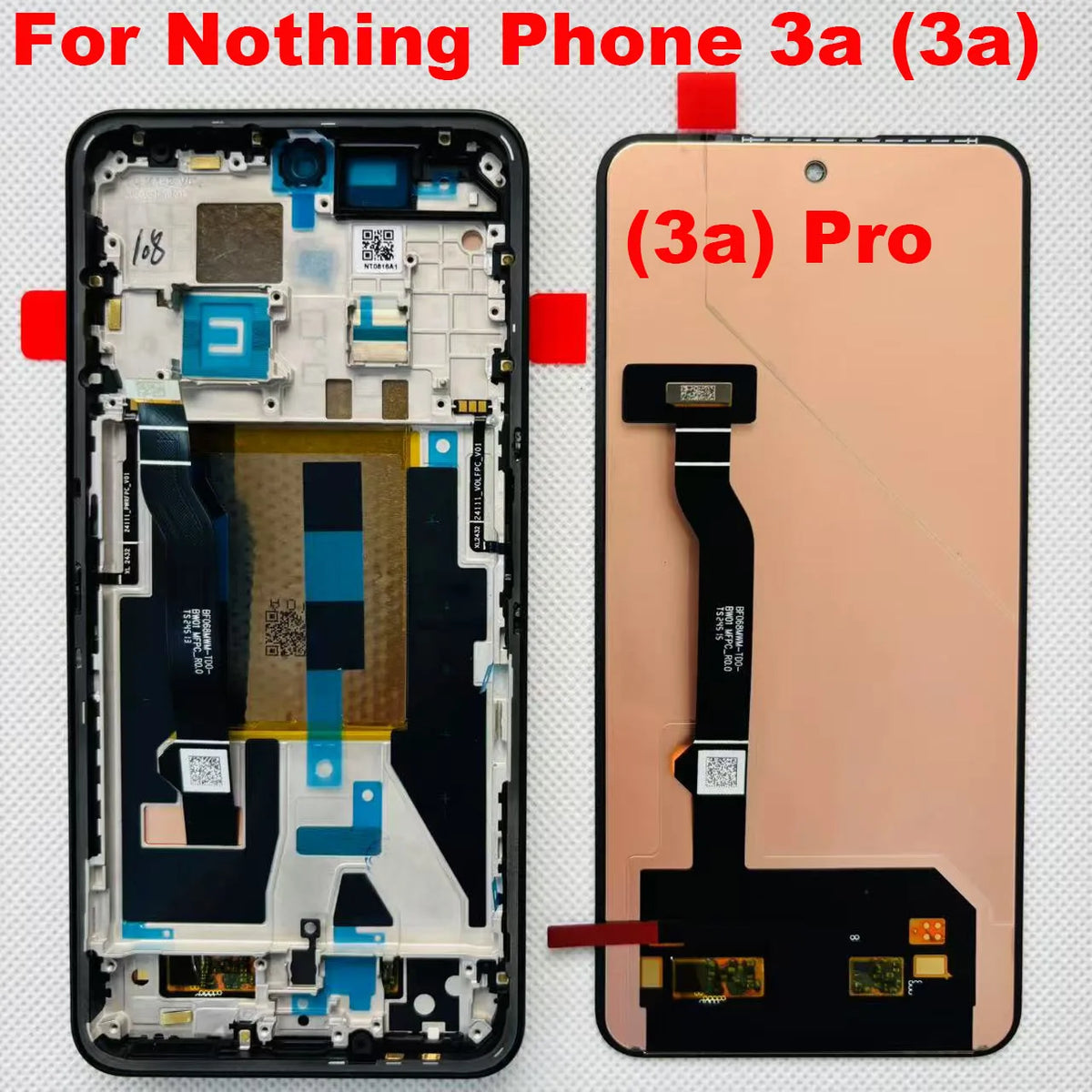 6.77 New Original AMOLED 120Hz For Nothing Phone 3A A059 Dis