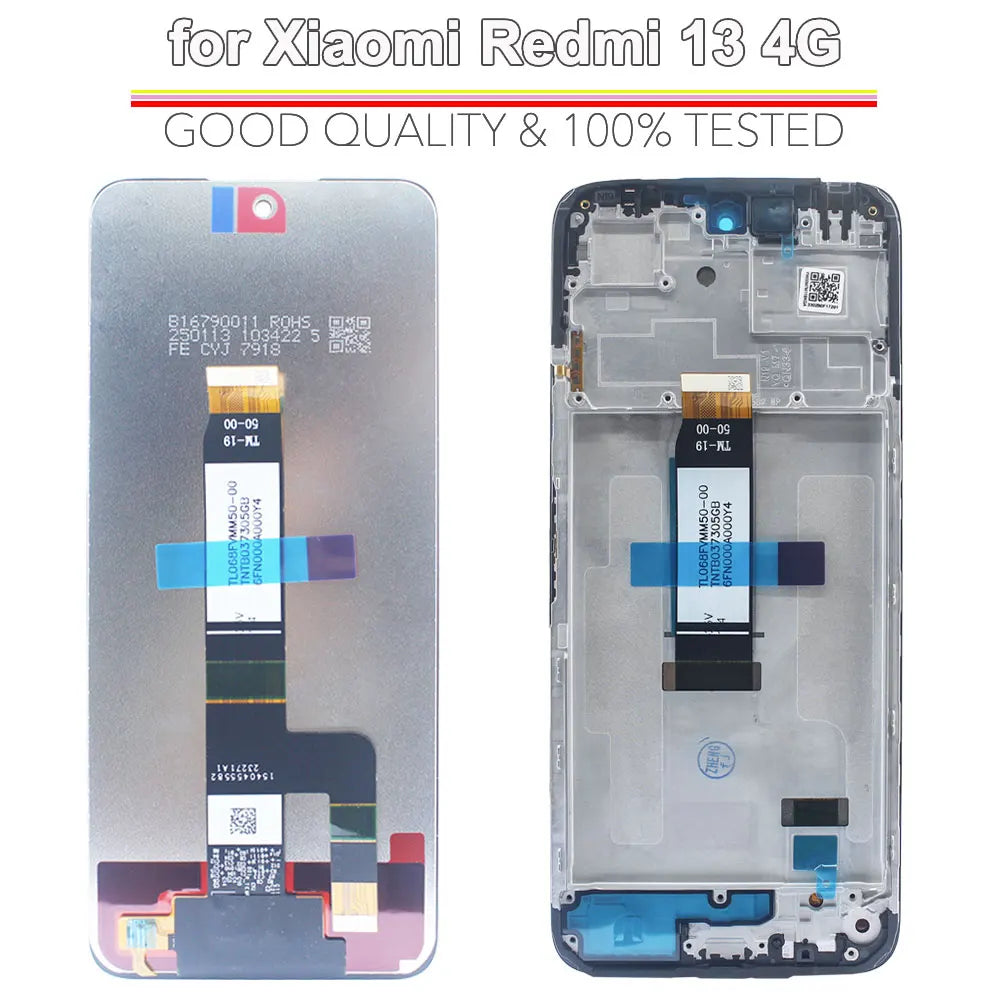 NEW LCD for Redmi 13 4G Phone Display Touch Screen Assembly 