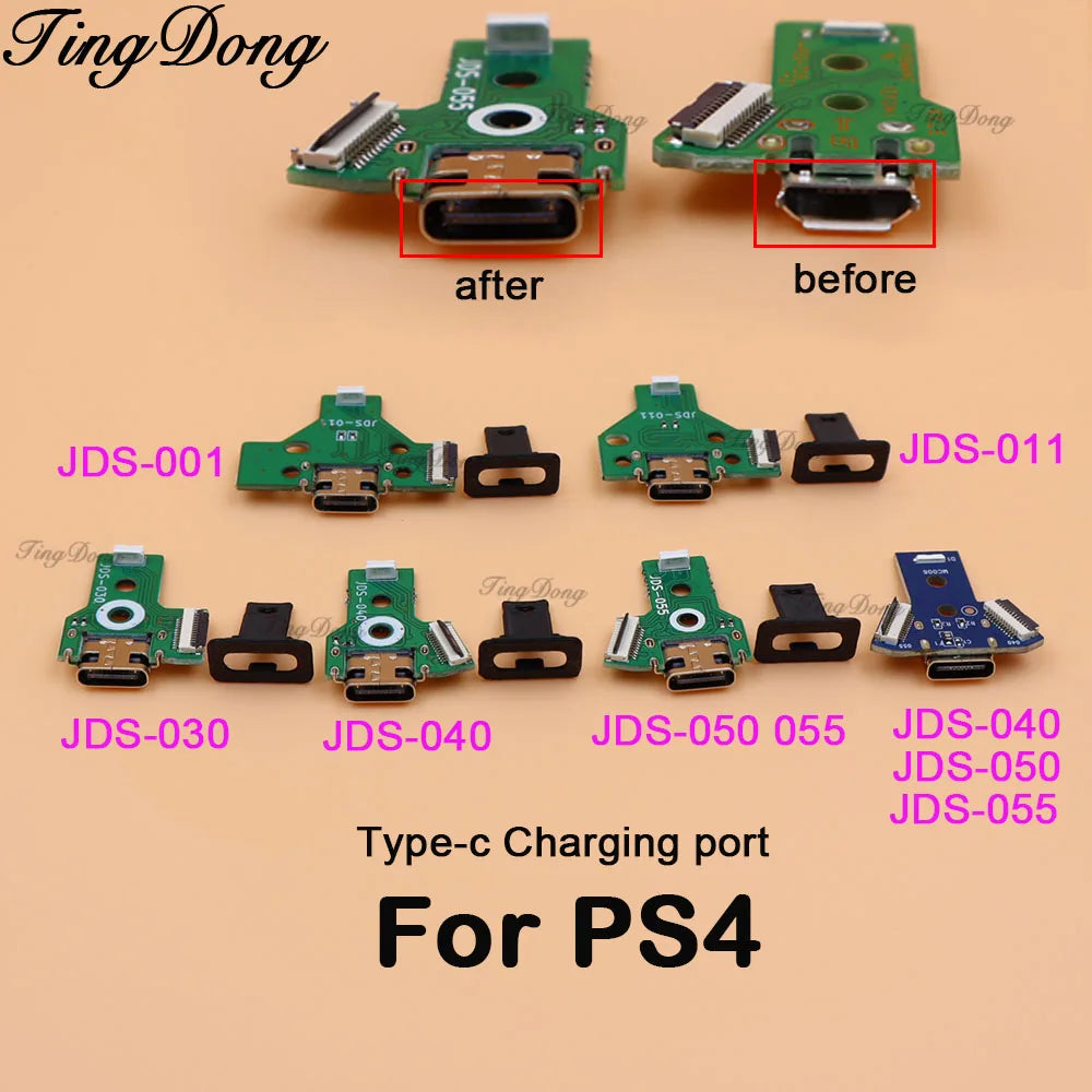 1Set USB Data Type-C Charging Port Board For Sony PS4 Contro