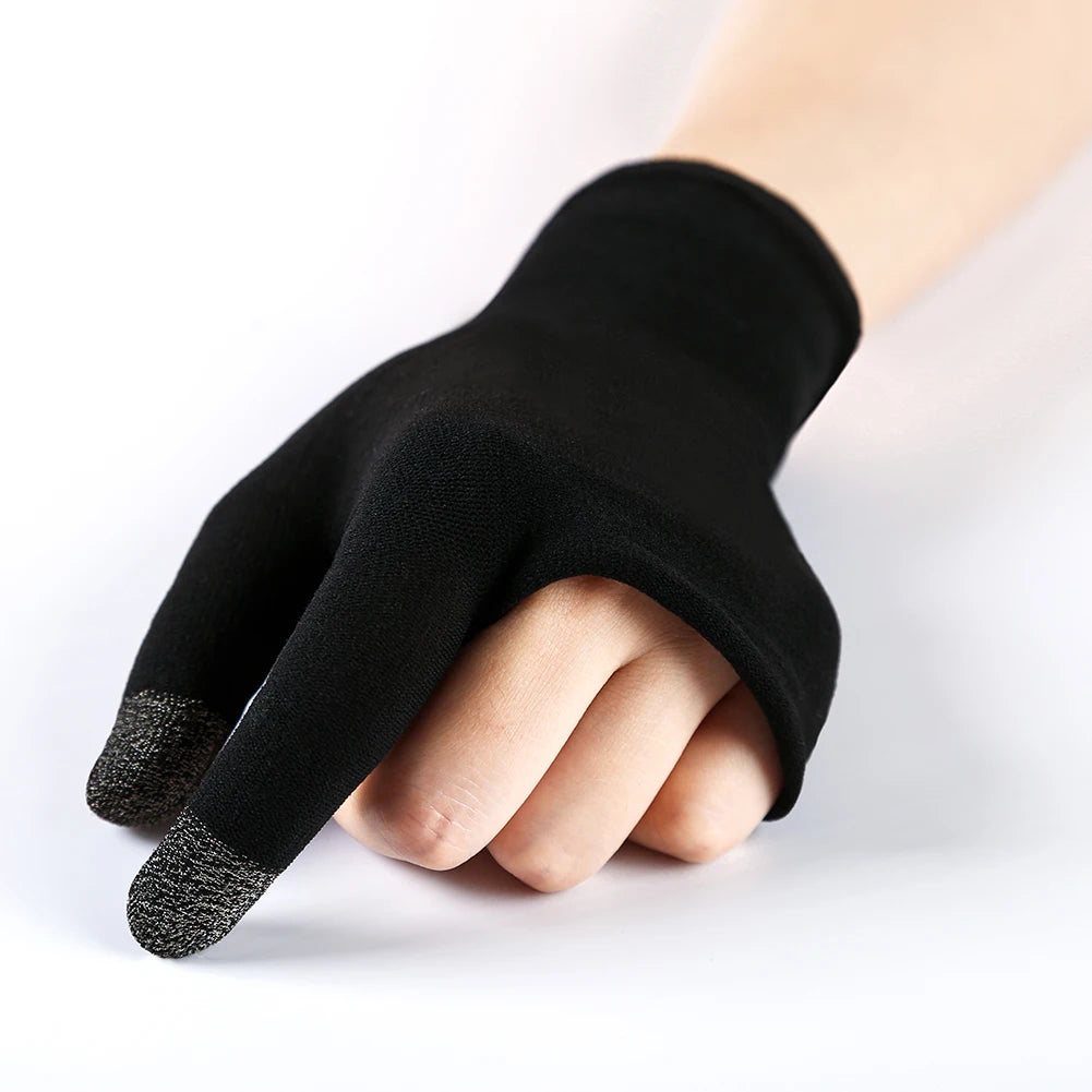 1 Pair Gaming Finger Sleeve Sweatproof Touch Screen Shoot Ai