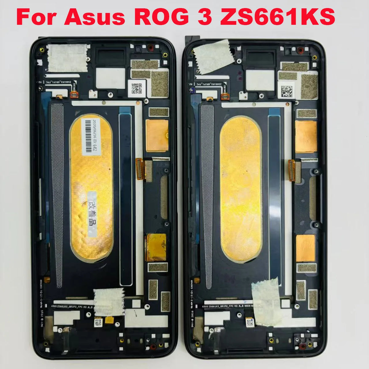 6.59 Original Amoled For Asus ROG 3 ZS661KS LCD Display Scre