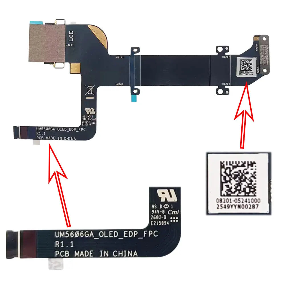 OEM For ASUS Zenbook S 16 OLED UM5606 UM5606G UM5606GA UM5606W UM5606WA Laptop Video Screen LCD LED Display Ribbon Flex Cable