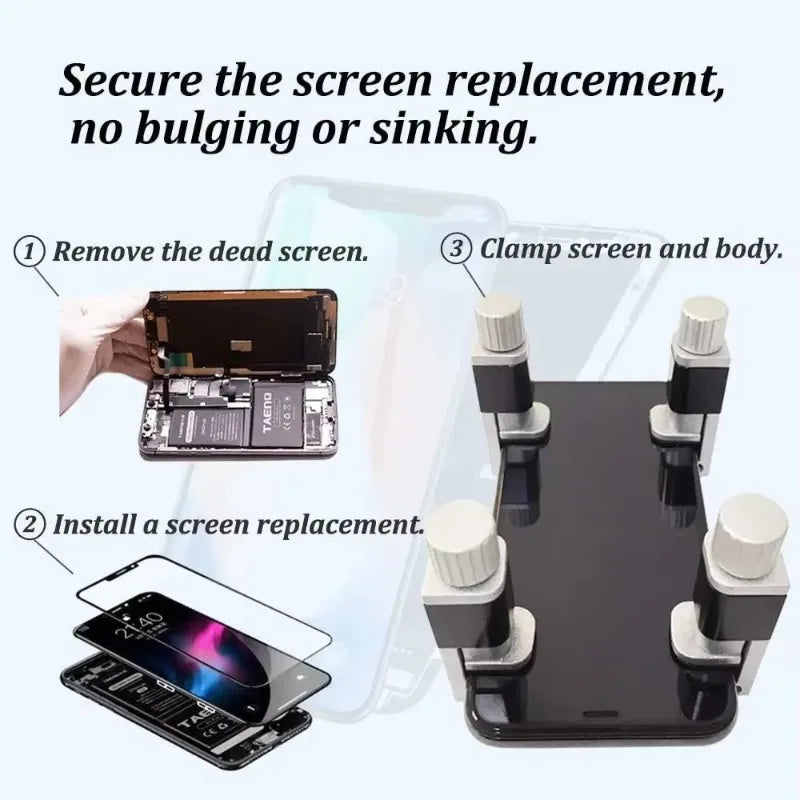 Adjustable Alloy Phone Screen Repair Clamp Clip LCD Screen F