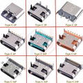 USB Connector Type C Female Charging Port Jack 2/4/6/16 Pin 