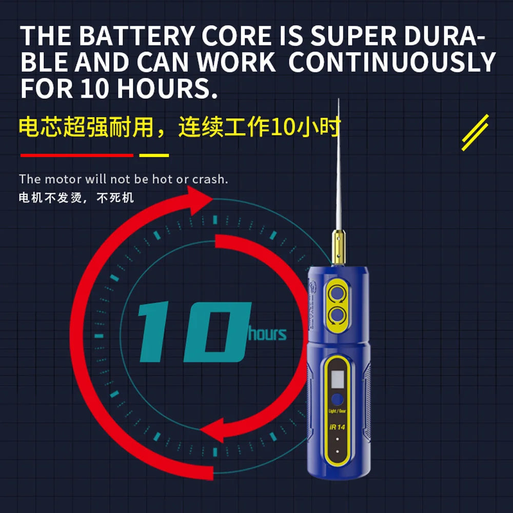 MECHANIC IR14 Electric OCA Glue Remover Tool With Green Dust