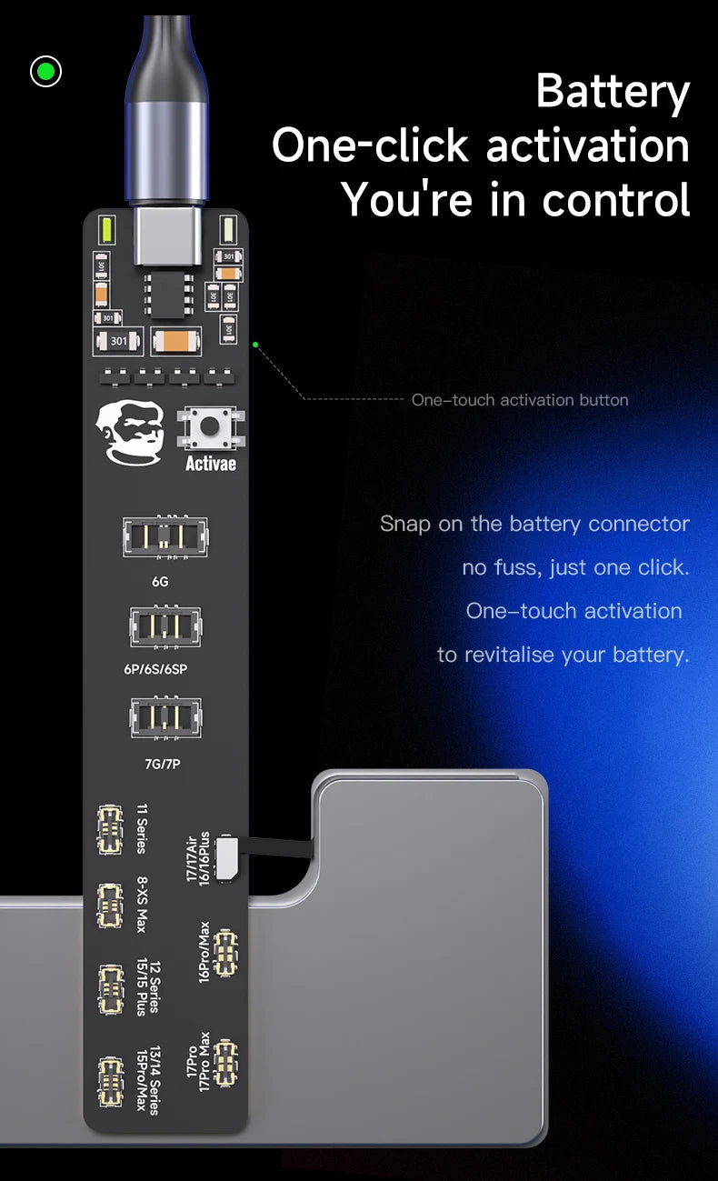 MECHANIC F018 F009 Battery Active Panel Fast Charge Detectio