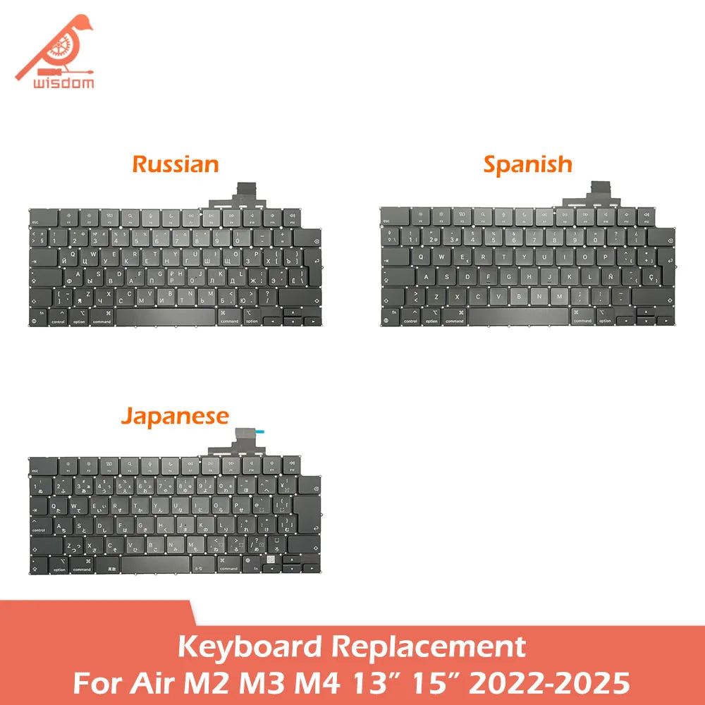 Laptop A2681 A2941 A3113 A3114 A3240 A3241 Keyboard For Macb