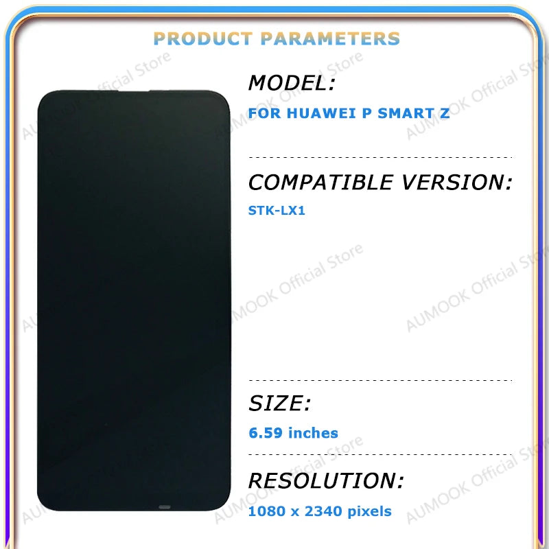IPS LCD For Huawei P Smart Z LCD Display Touch Screen Digiti