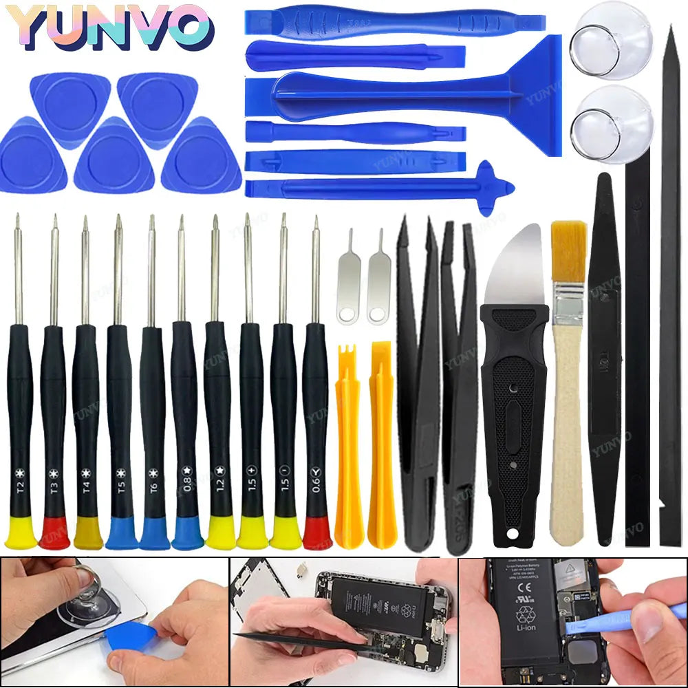 34Pcs Multi-function Phone Repair Tool Set Precision Screwdr