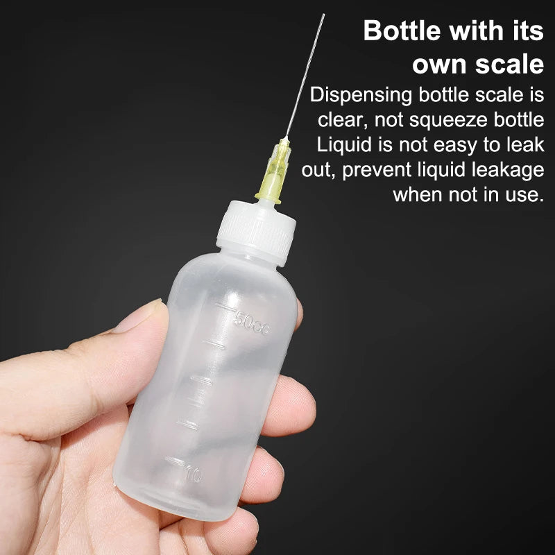 50ML Plastic Liquid Alcohol Bottle For Dispenser Rosin Solde