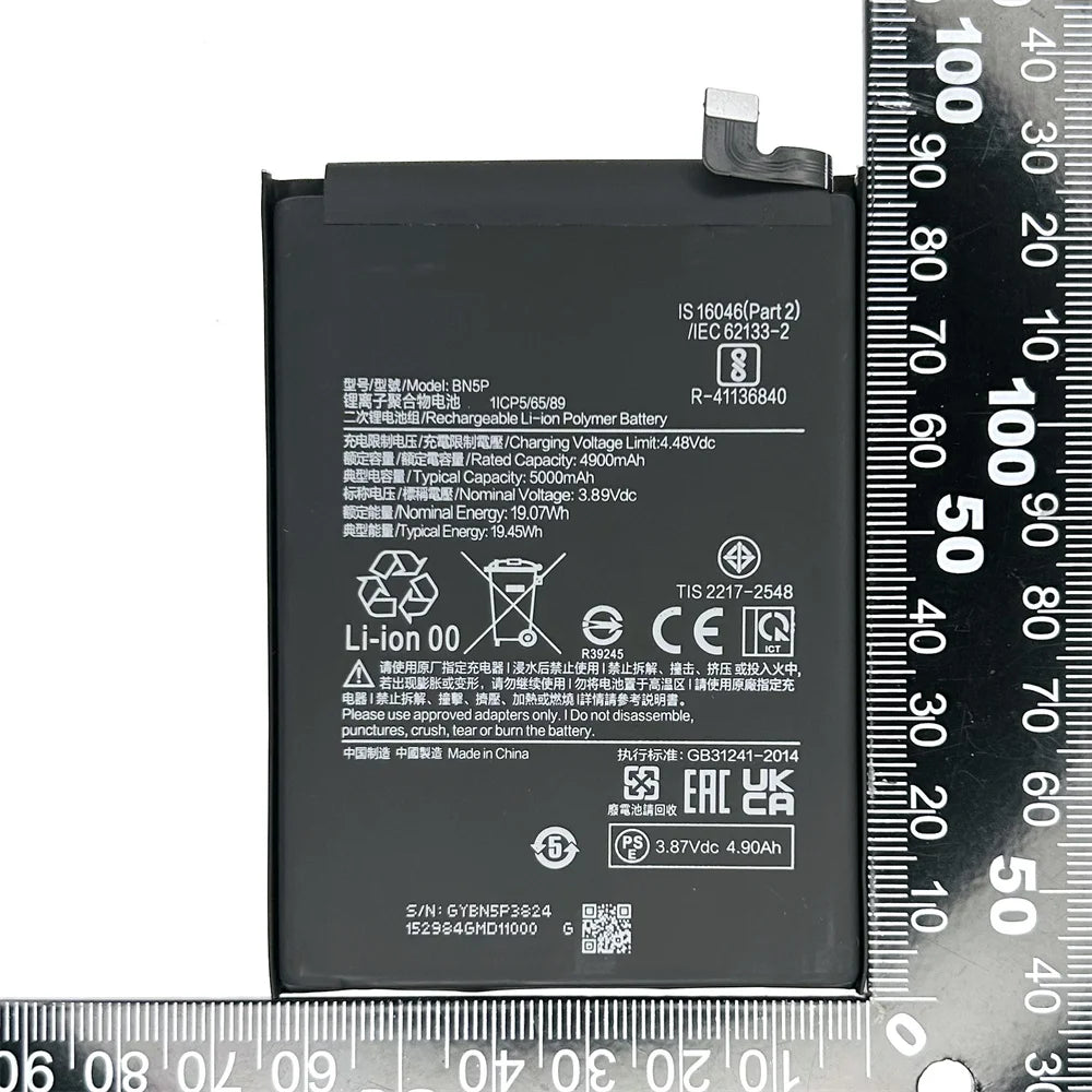 Genuine Replacement Battery BN5P Mobile Phone Backup For Xia