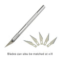 Non-Slip Metal Scalpel Knife Tools Kit Paper Cutter Engravin