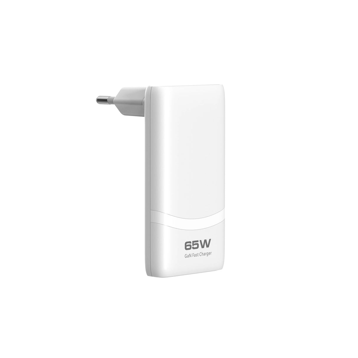 New 65W GaN Charger Ultra-thin Foldable Plug EU Plug Dual USB C Ports PD Fast Charging Wall Charger for iPhone Samsung Huaw