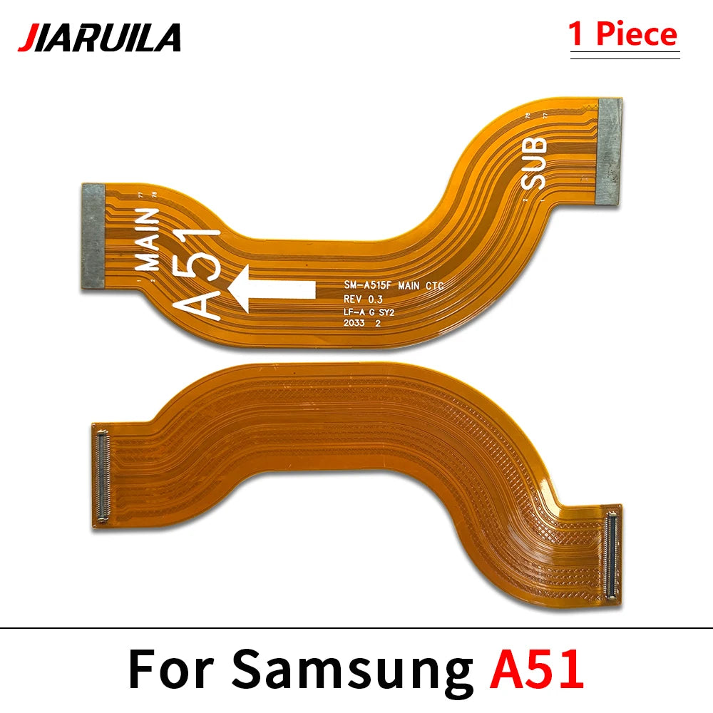 For Samsung A21S A31 A41 A51 A70 A71 USB Charging Port Mic Microphone Connector Main Motherboard LCD Flex Cable Replacement