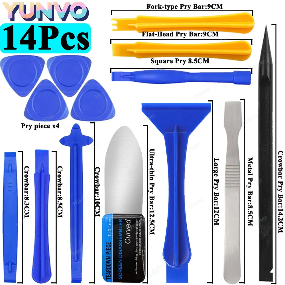 Universal Plastic Spudger Pry Tool Kit - Screen Opening Disa