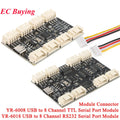 USB to 8 Channels Way TTL RS232 RS-232 Serial Port Module CH