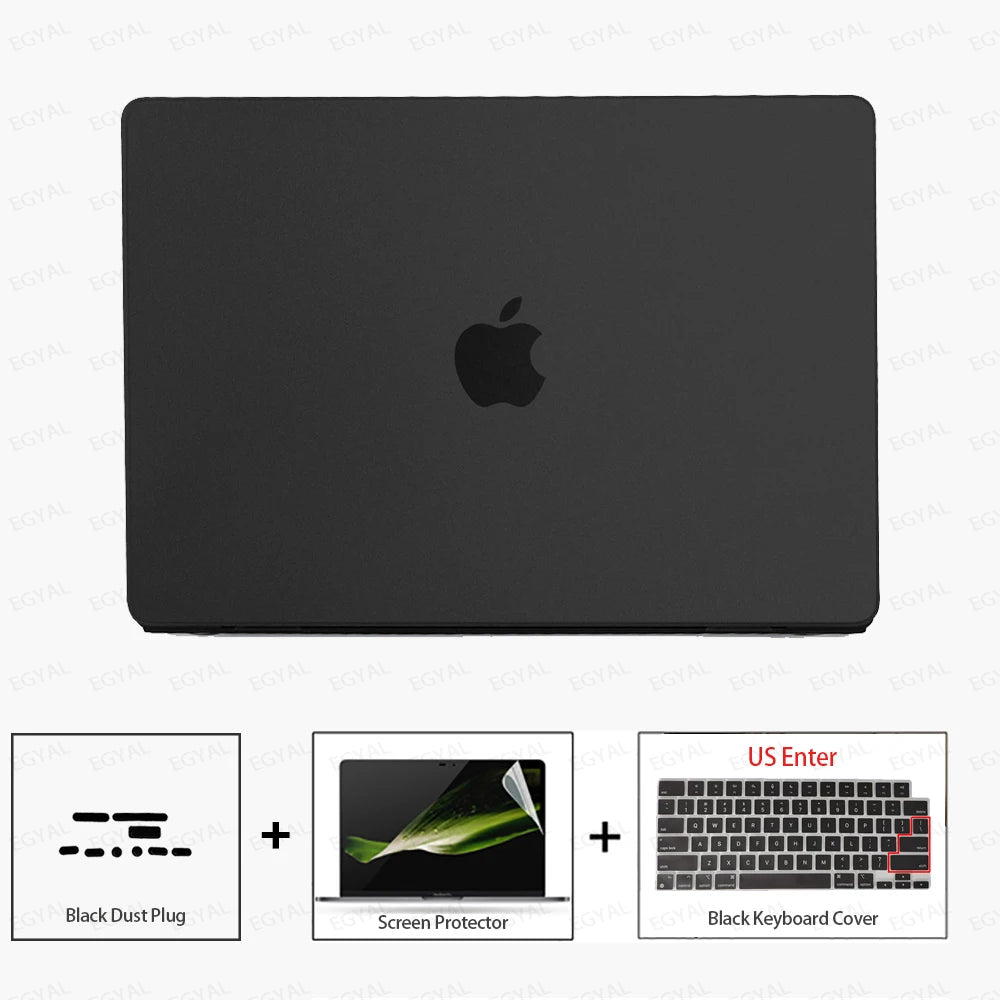 Laptop Case for MacBook Pro 14 2026 Model A3426 Ultra-thin Case & Dust Plug & Screen Film & Keyboard Cover M5 Max Pro 14 A3427