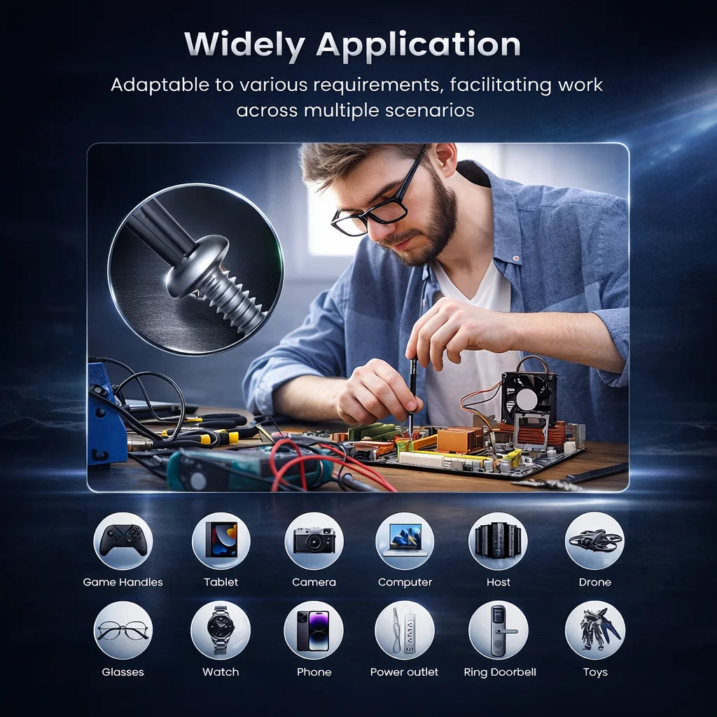 Precision Screwdriver Set Screwdriver Kit with 36 Long S2 Bi