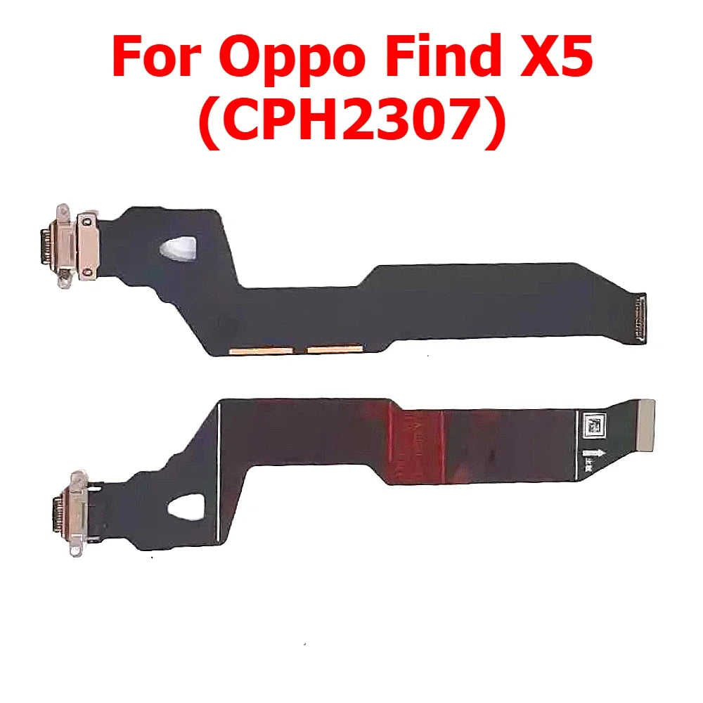 Charge Board For OPPO Find X5 Pro X3 Lite X2 Neo X 5G Charging Port Plate Ribbon Socket Usb Connector Phone Parts Flex Cables