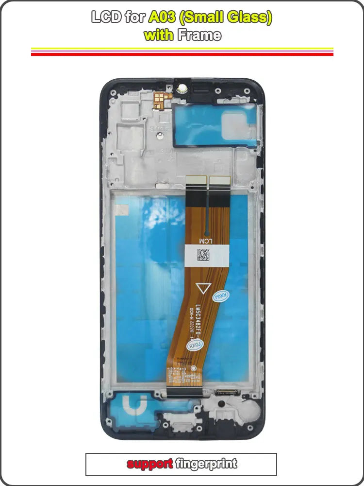6.5 LCD for Samsung Galaxy A03 Display Touch Screen Phone Repair Digitizer Assembly with Frame for A035F A035G A035M