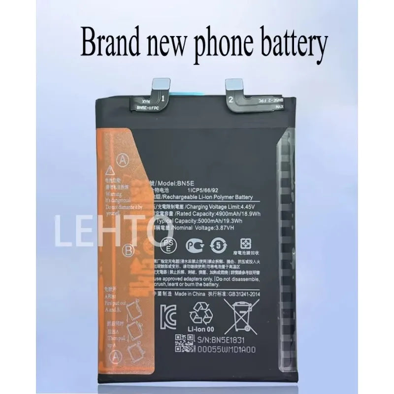 2026 Years 100% New Original BN5E Battery For Redmi Note 11 