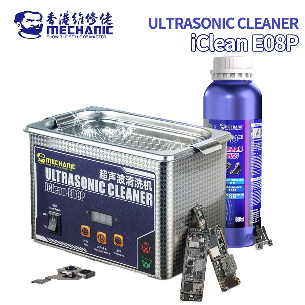 MECHANIC IClean E08P Ultrasonic Cleaner for Mobile Phone Rep