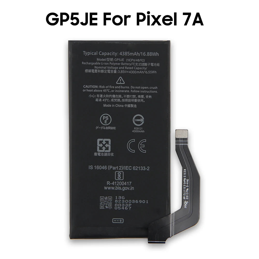 Replacement Phone Battery GMF5Z GZE8U GP5JE For Google Pixel