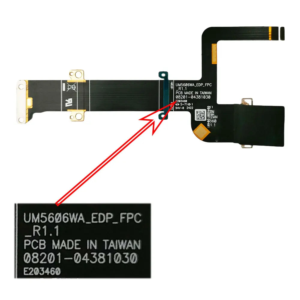 OEM For ASUS Zenbook S 16 OLED UM5606 UM5606G UM5606GA UM5606W UM5606WA Laptop Video Screen LCD LED Display Ribbon Flex Cable