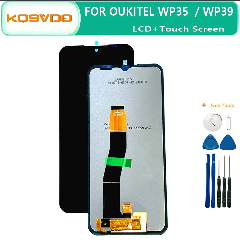 Original For Oukitel WP35 WP39 WP50 WP55 FHD+ Cell Phone LCD