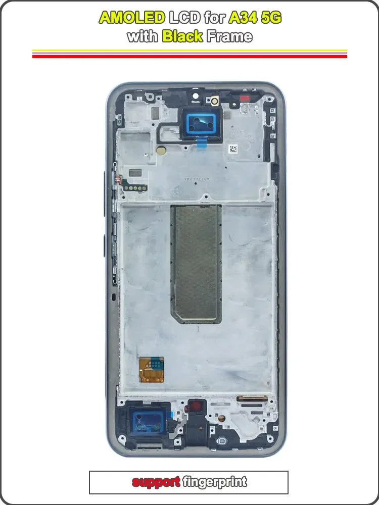New Replacement for Samsung Galaxy A34 5G LCD Display Suitable for A34 5G A346E A346B A346M Mobile Phone LCD Screen Touch Screen