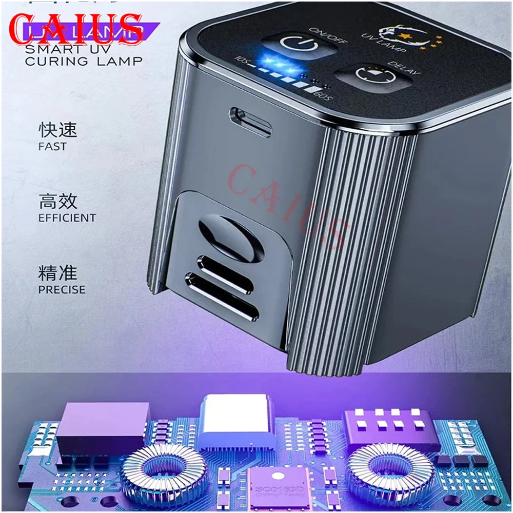 New UV Intelligent Green Oil Curing Lamp UV Lamp Solder Oil 