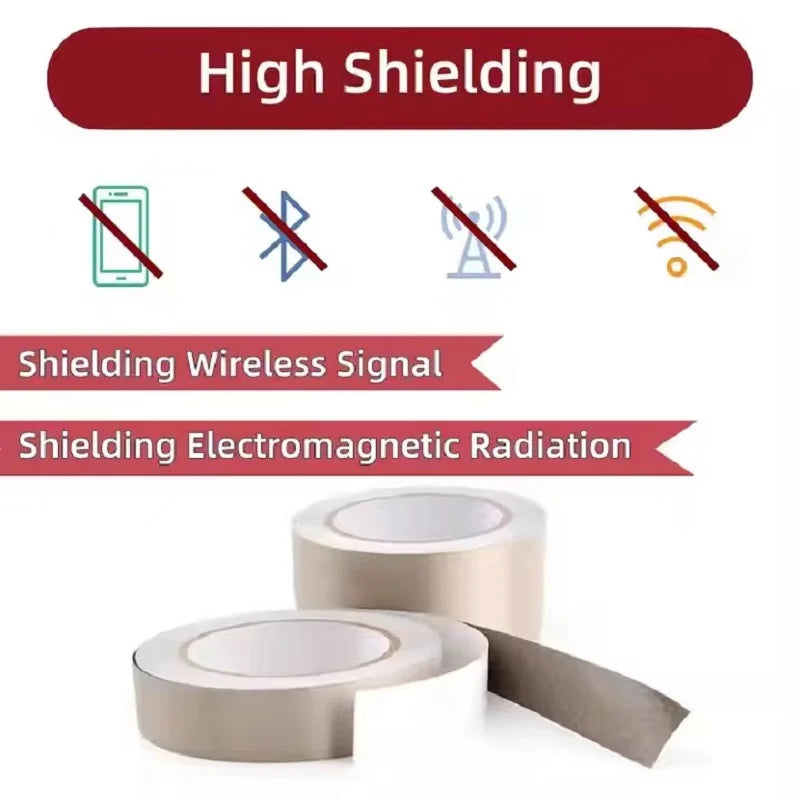 Conductive Electrode Faraday Tape Cloth Fabric Sliver LCD Ca