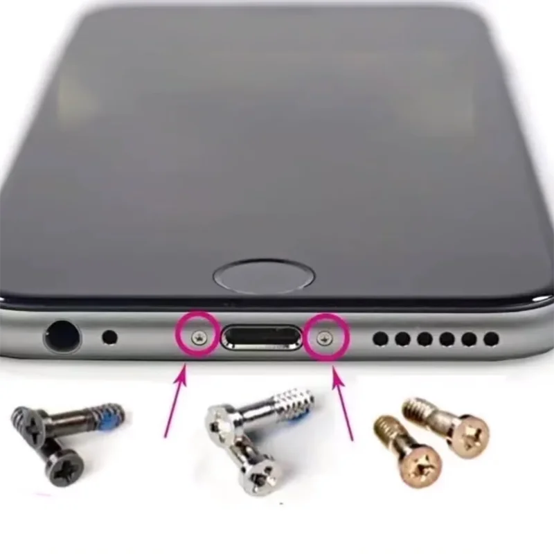 2Pcs Pentalobe Screws Compatible with iPhone 14/13/12 Pro Ma