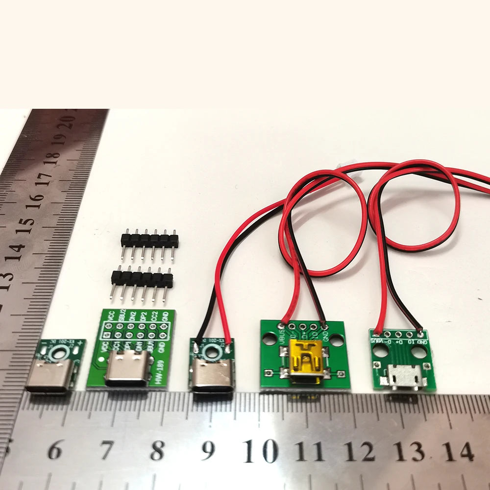 1PC 2A Micro/Mini USB Jack 3.1 Type-C 5V Female Connector Ja