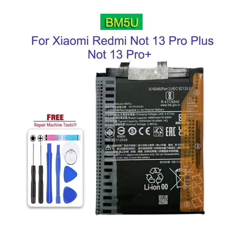 BN5P BM5V BM5U Mobile Phone Backup Battery For Xiaomi Redmi 