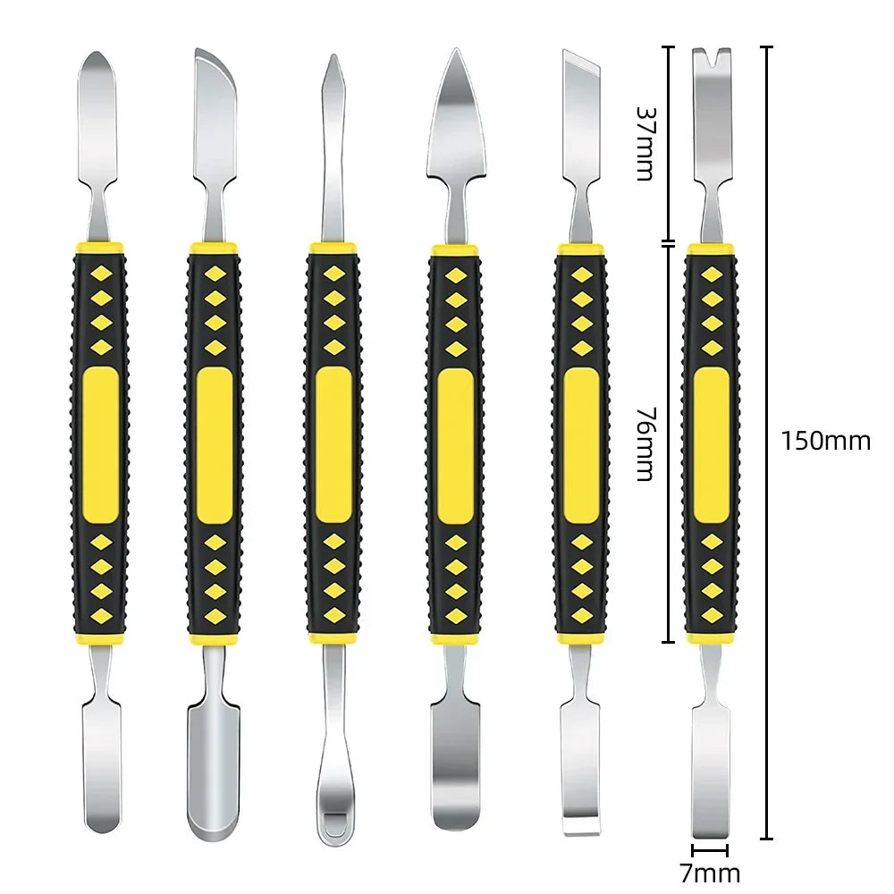6 in 1 Metal Pry Bar Tool Set for Mobile Phone Tablet Laptop