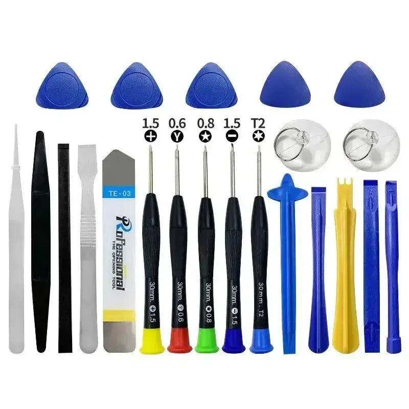 21 in 1 Mobile Phone Repair Tools Kit For Apple Android Samsung Set Screwdriver Combination Skid Multi Function Disassembly Kit