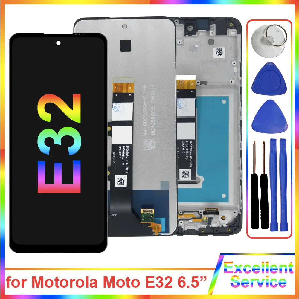 Tested LCD for Motorola Moto E32 XT2227 LCD Display Touch Sc