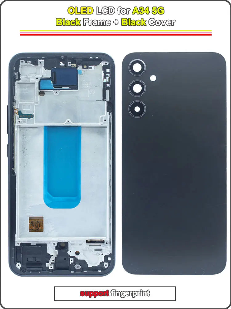 New Replacement for Samsung Galaxy A34 5G LCD Display Suitable for A34 5G A346E A346B A346M Mobile Phone LCD Screen Touch Screen