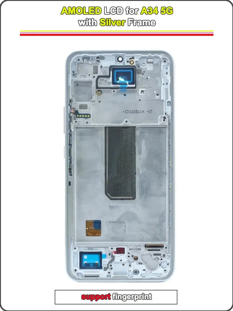 New Replacement for Samsung Galaxy A34 5G LCD Display Suitable for A34 5G A346E A346B A346M Mobile Phone LCD Screen Touch Screen