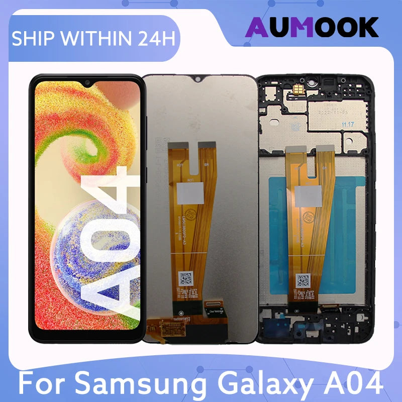 A04 For Samsung Galaxy A04 SM-A045F 6.5 inch PLS LCD Touch D