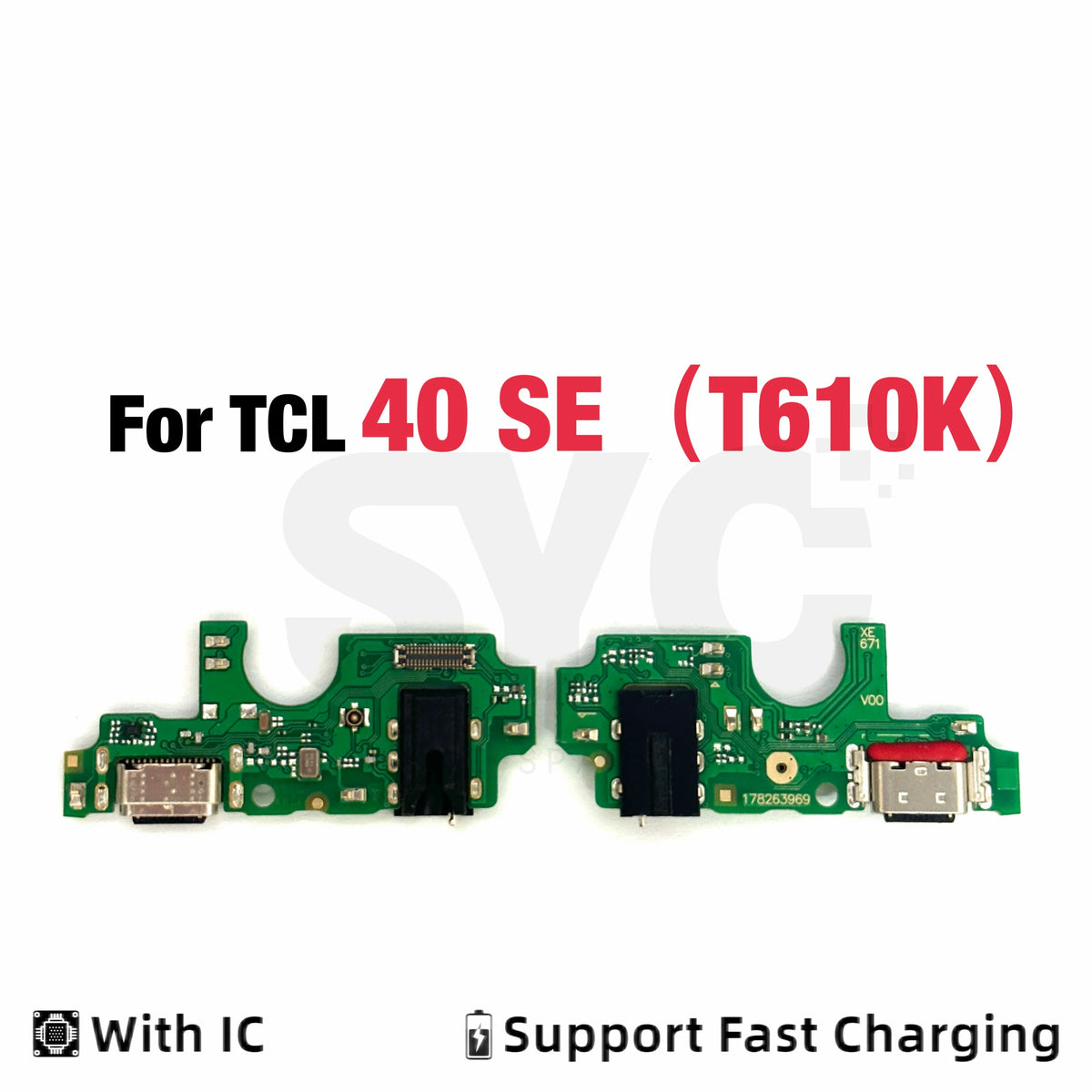 Charging Flex For TCL 20 30 40 SE T610K T671H 6165H Charge P