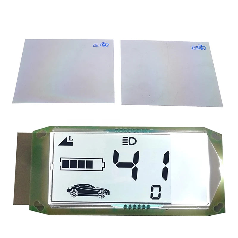 2Pcs 9 9CM Universal LCD Electric Vehicle Polarized Film Ima