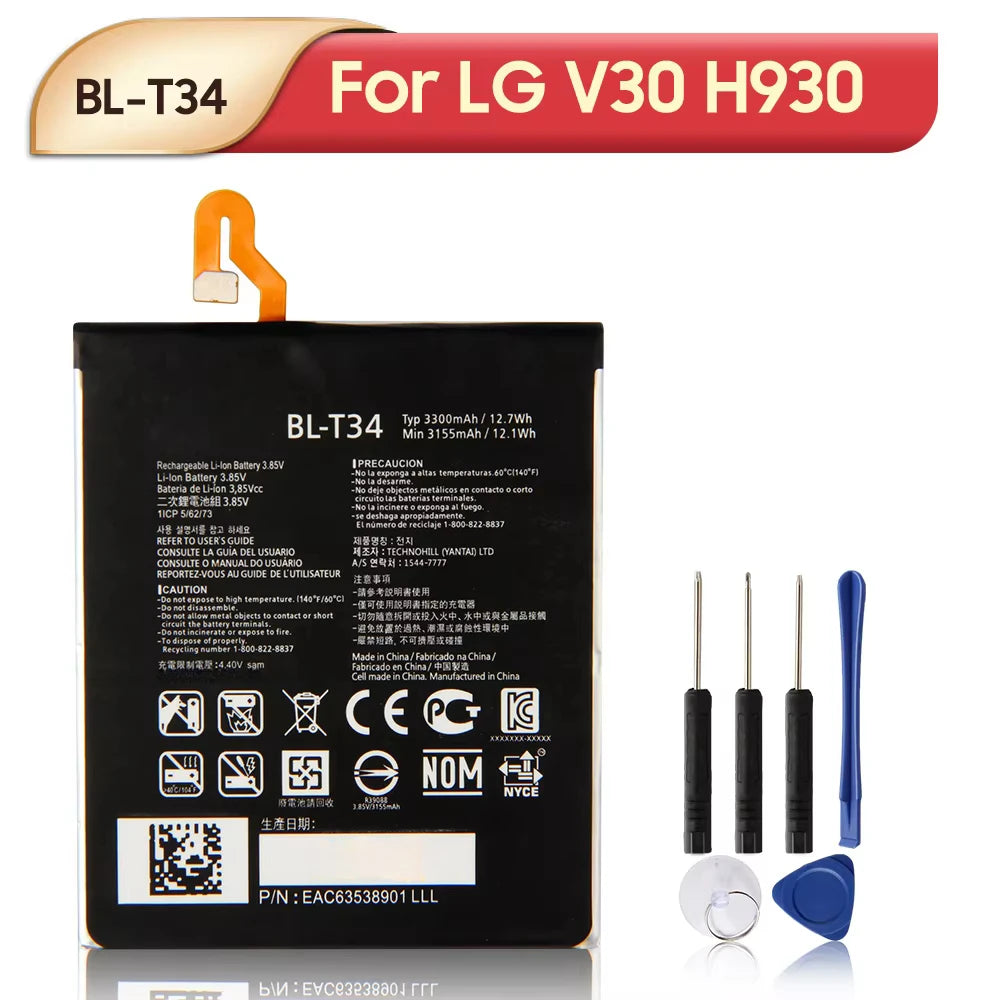2024 Years Replacement Phone Battery For LG V60 V50 V40 V30 